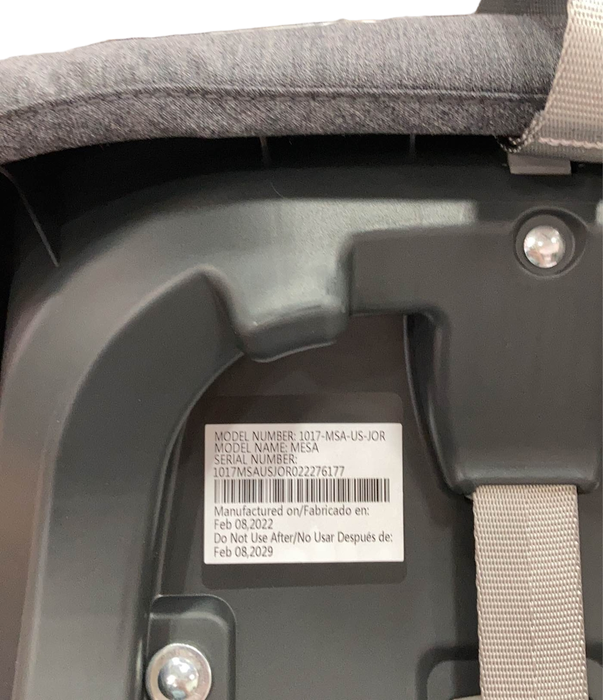 UPPAbaby MESA Infant Car Seat, 2022, Jordan (Charcoal Melange)