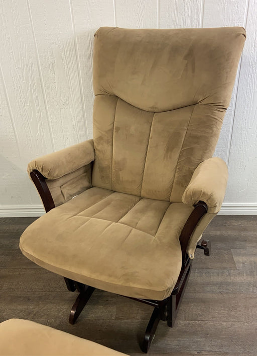 secondhand Shermag Glider And Ottoman