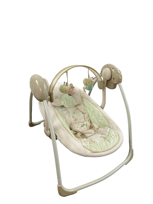 used Ingenuity Soothe N Delight Portable Swing, snails 