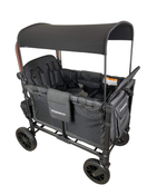 used Wonderfold W4 Luxe Quad Stroller Wagon, Volcanic Black, 2023