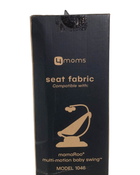 secondhand 4moms MamaRoo Seat Fabric, Model 1046, Black Classic