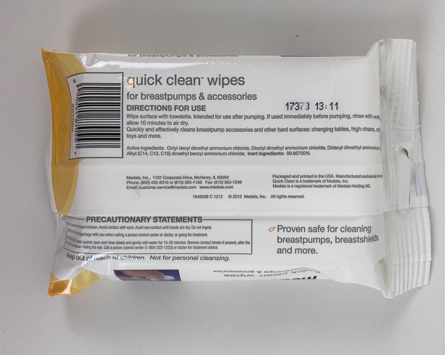 secondhand Medela Quick Clean Wipes