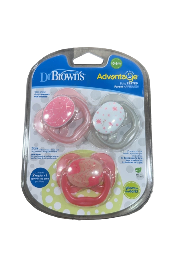 Dr. Brown's Advantage Pacifier, 3 Pack
