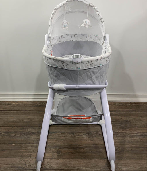 used Delta Children Deluxe Moses Bassinet, Elephant