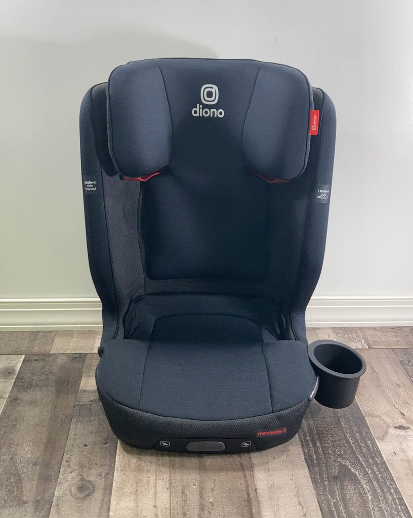 Diono Monterey 5iST FixSafe Booster Seat, 2021, Black Jet