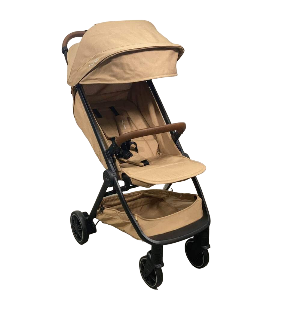 nuna trvl compact stroller Nuna Trvl Stroller, 2022, Camel