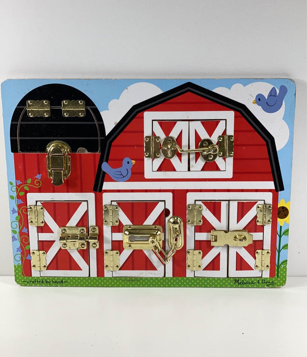 used Melissa & Doug Latches Board