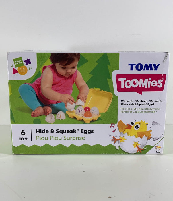 used TOMY Hide And Squeak Eggs