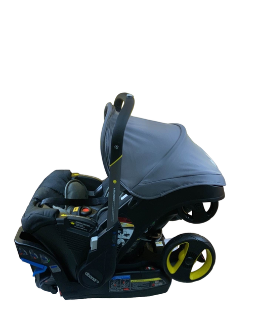 secondhand Doona Infant Car Seat & Stroller Combo, Grey Hound, 2022