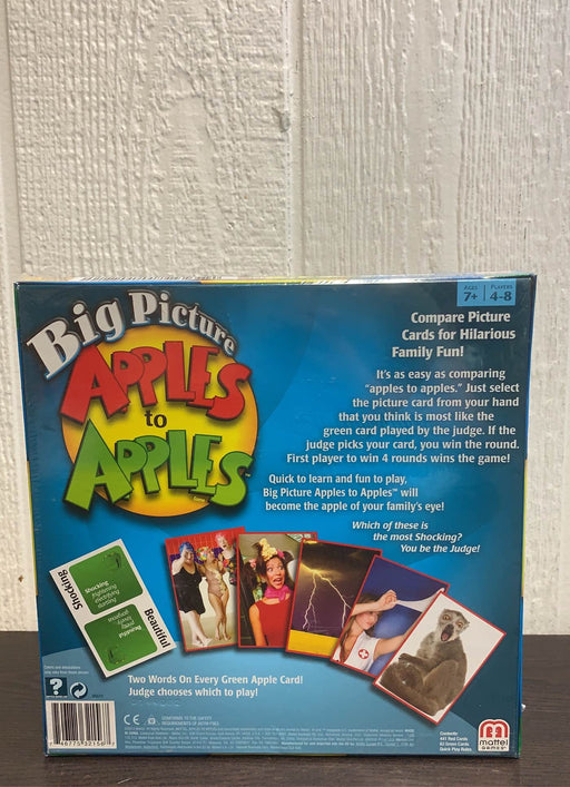 secondhand Mattel Big Picture Apples To Apples