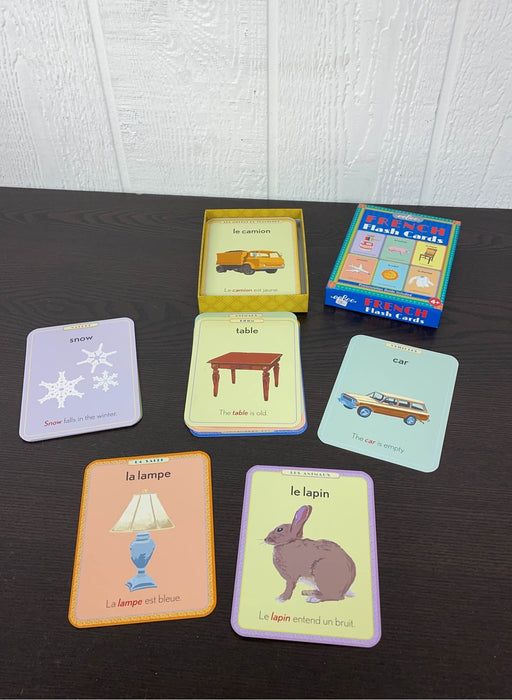 used Eeboo Flash Cards, French Vocabulary