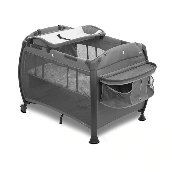 used Joovy Room Playard All-In-One Playard Nursery Center, Charcoal