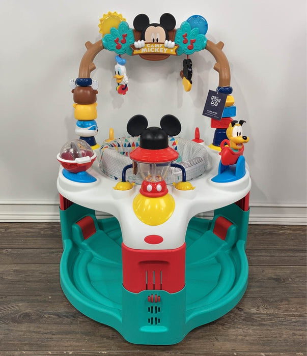 used Bright Starts Disney Baby Mickey Mouse Camping with Friends Activity Saucer