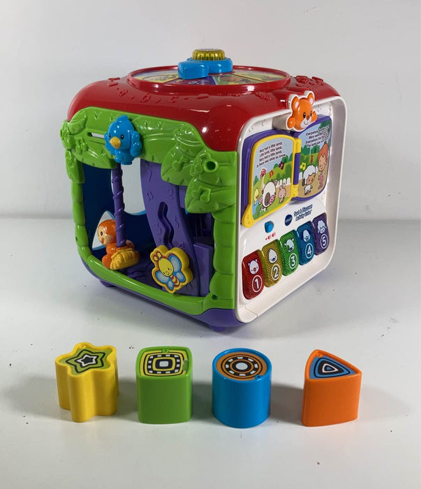 secondhand VTech Sort And Discover Activity Cube