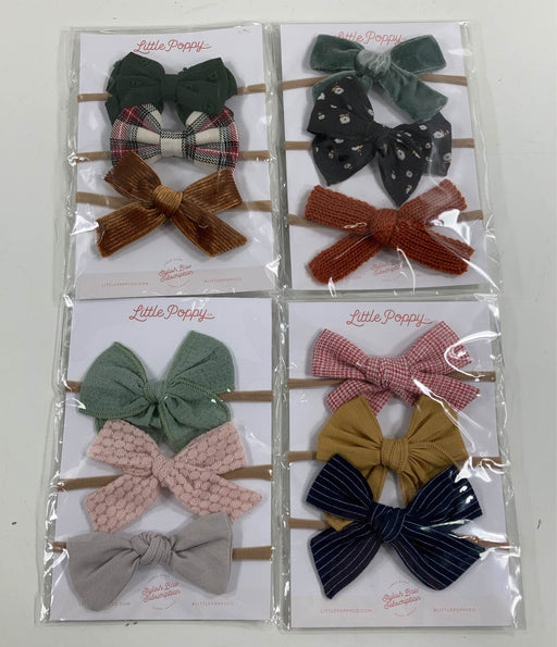 used BUNDLE Little Poppy Hair Bows