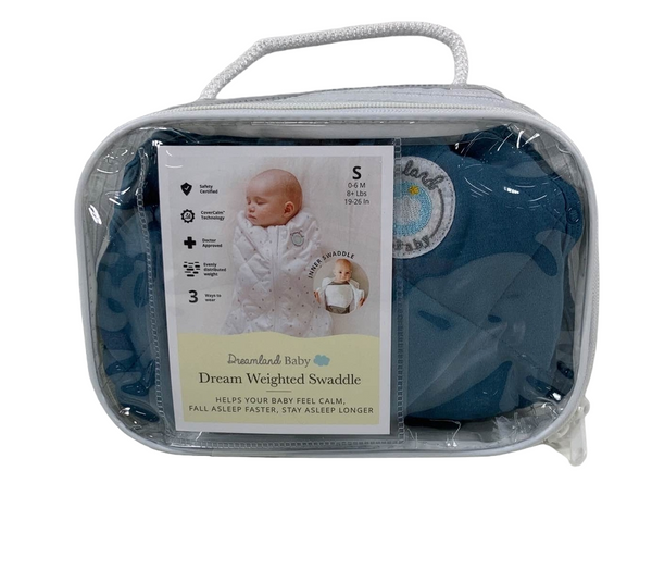 Dreamland Weighted Swaddle 0 6 months Ocean Blue