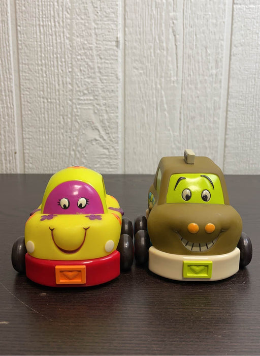 secondhand B. toys Pull Back Toddler Cars