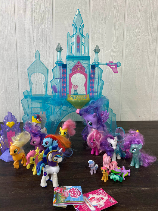 secondhand My Little Pony Explore Equestria Crystal Empire Castle, And 10+ Little Pony’s 