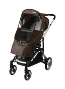 used Manito Elegance Beta Stroller Weather Shield Rain Cover, Chocolate