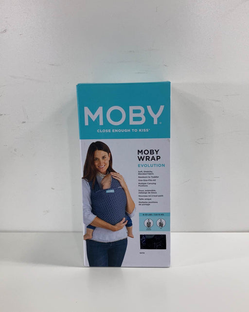 secondhand Moby Evolution Baby Carrier, Batik