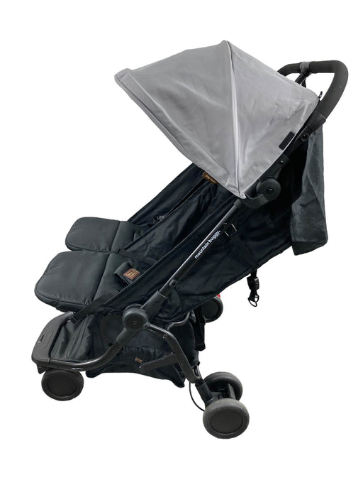 secondhand Mountain Buggy Nano Duo Stroller, 2021, Silver