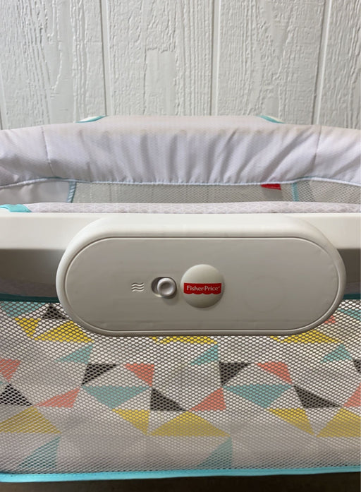 secondhand Fisher Price Stow N’ Go Bassinet