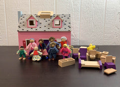 used Melissa & Doug Fold & Go Dollhouse