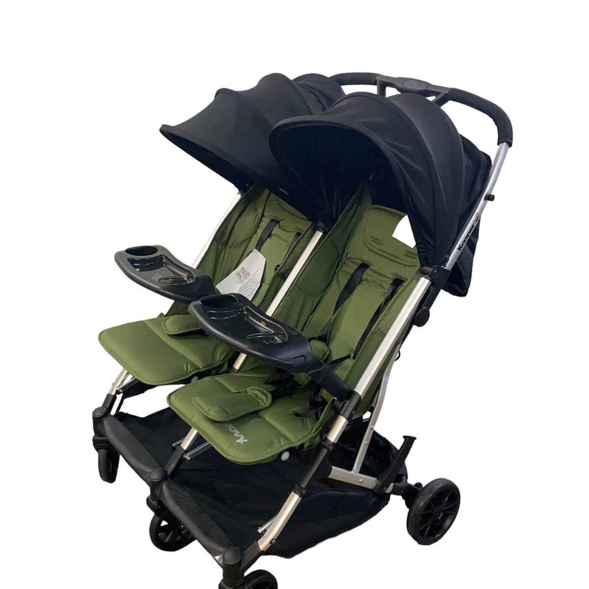 Joovy Kooper X2 Double Stroller, Olive, 2022