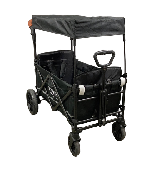 used Wonderfold X2 Push + Pull Double Stroller Wagon, 2022, Black