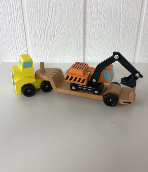 used Melissa & Doug Trailer & Excavator