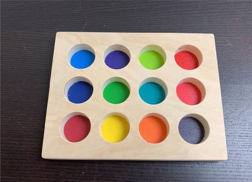 secondhand Rainbow Wooden Balls With Tray