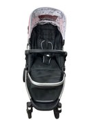 secondhand Mockingbird Single to Double Stroller, 2022, Silver with Black Leather, Watercolor Drops, Bloom