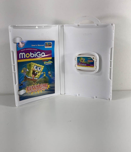 used VTech MobiGo Game, Sponge Bob Defending the Secret Formula