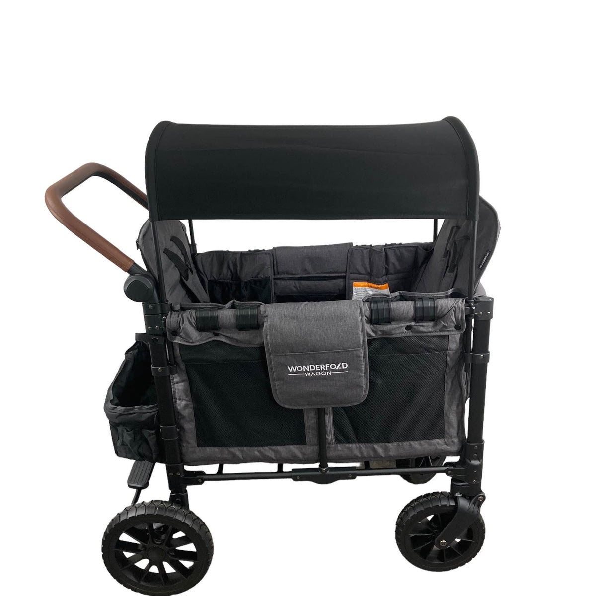 Wonderfold W2 Luxe Multifunctional Double Stroller Wagon, Charcoal Gra