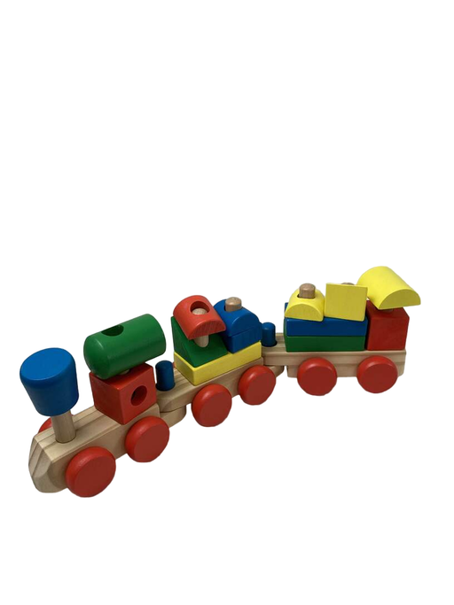 used Melissa & Doug Stacking Train Toddler Toy