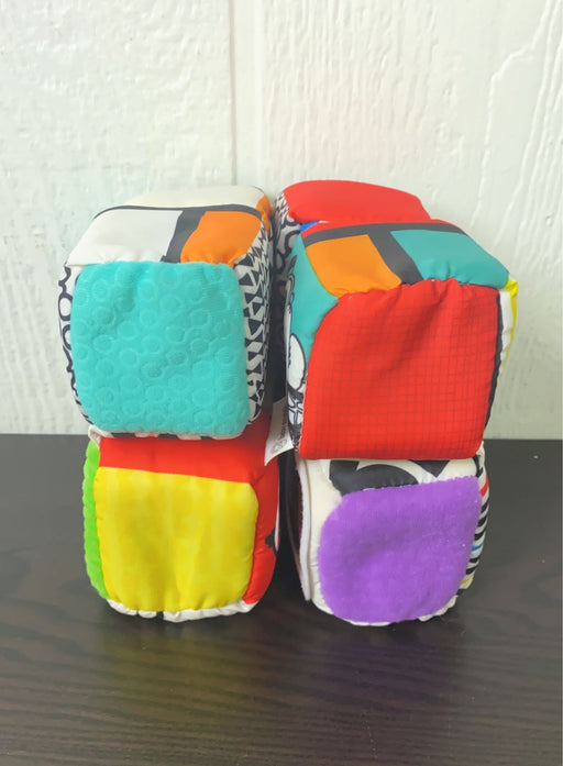 used Baby Einstein Infinity Block High Contrast Soft Block Toy