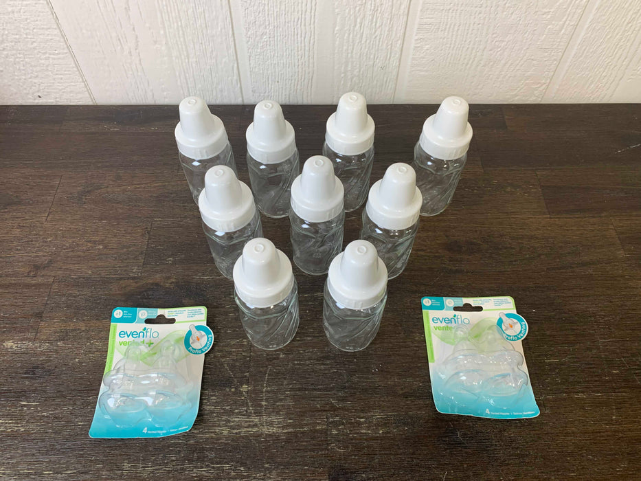 secondhand Evenflo Glass Baby Bottles - 4oz