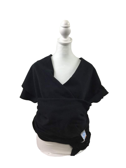 secondhand Moby Wrap Baby Carrier, Black