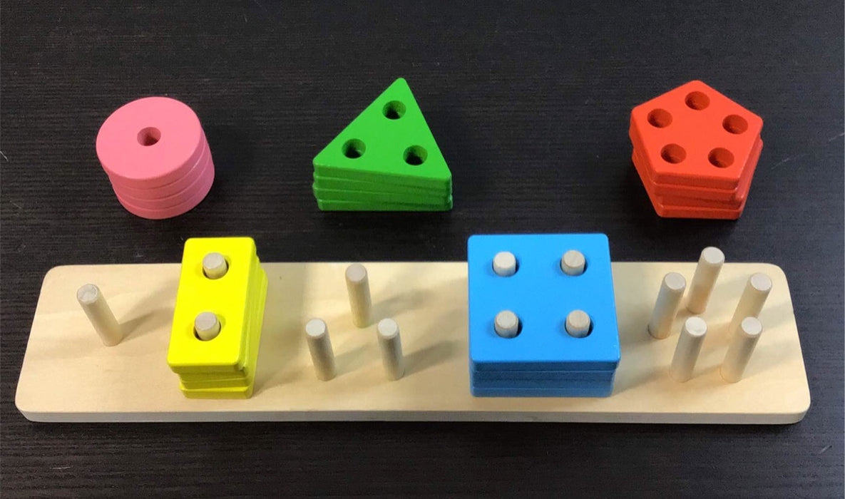 Shop Gentianlai Wooden Color Recognition & Shape Sorter at GoodBuy Gear
