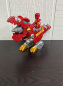 used Playskool Power Rangers Red Ranger & T-rex Zord