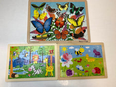 used BUNDLE Wooden Puzzles