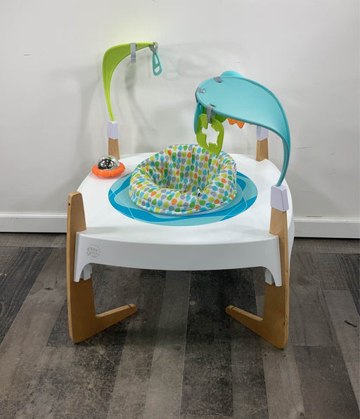 used Evenflo ExerSaucer Gleeful Sea 2-In-1 Activity Center + Art Table