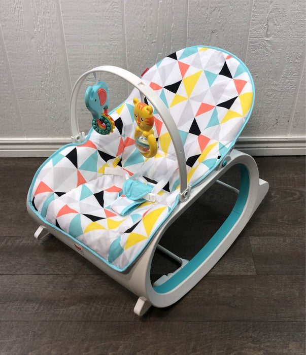 used Fisher Price Deluxe Infant To Toddler Rocker