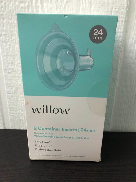 secondhand Willow Milk Container Inserts For 2.0 Or 3.0, 24 mm