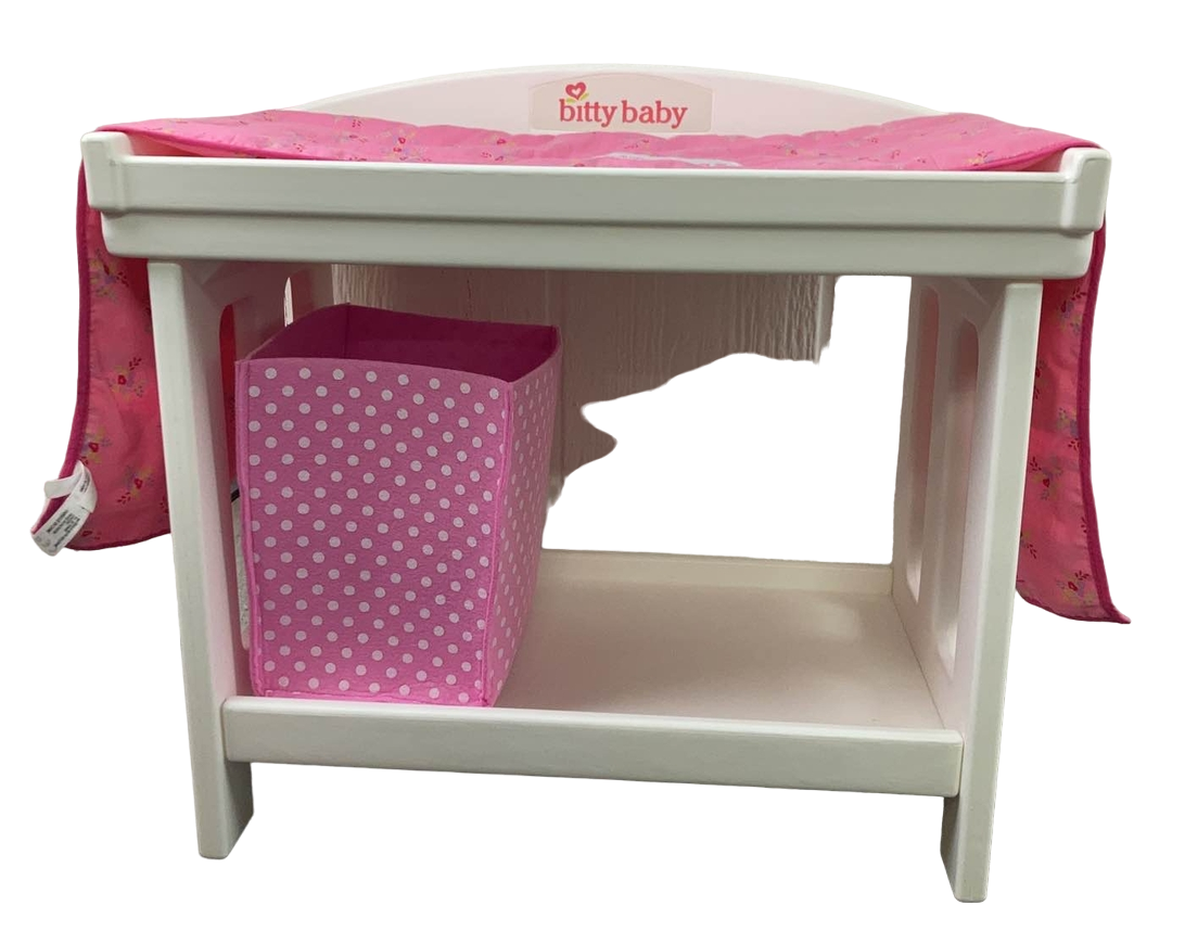American girl doll changing top table