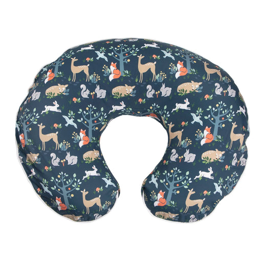 Shop Boppy Original Nursing and Infant Support Pillow Slipcover, Blue Forest Friends at GoodBuy Gear