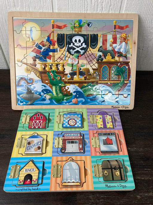 used Melissa & Doug Puzzle Bundle