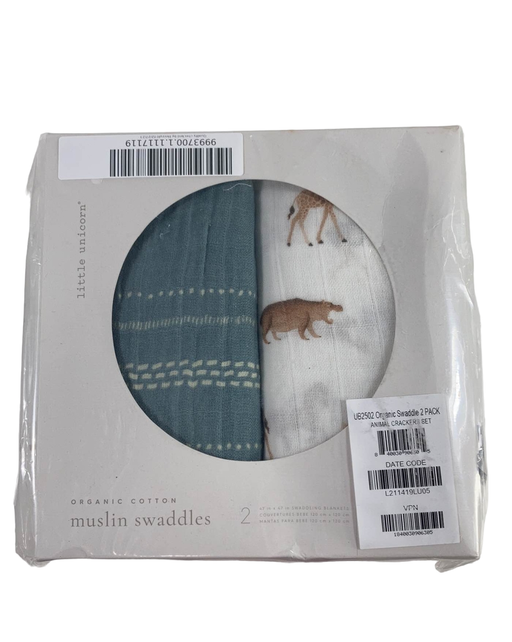 used Little Unicorn Cotton Muslin Swaddles 2-Pack