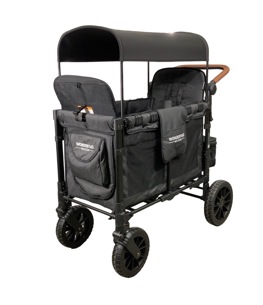 Wonderfold W2 Luxe Multifunctional Double Stroller Wagon, 2021, Charco