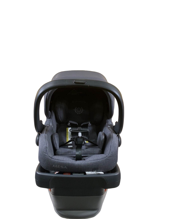 secondhand UPPAbaby MESA V2 Infant Car Seat, Charcoal Melange Merino Wool), 2023